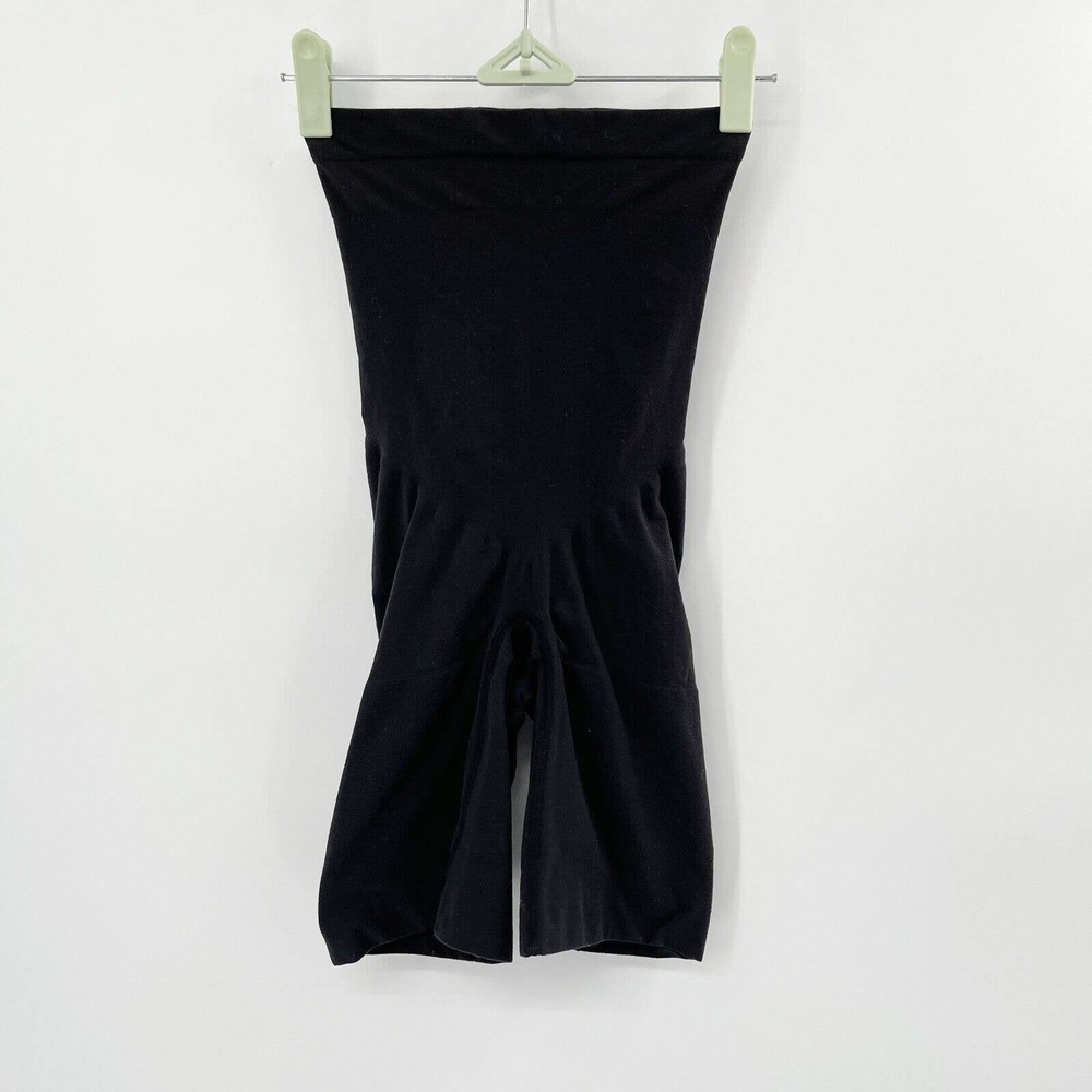 SPANX Shapewear High-Waisted Mid-Thigh Shaping Short Black Size L‎ Stretch - Picture 8 of 8